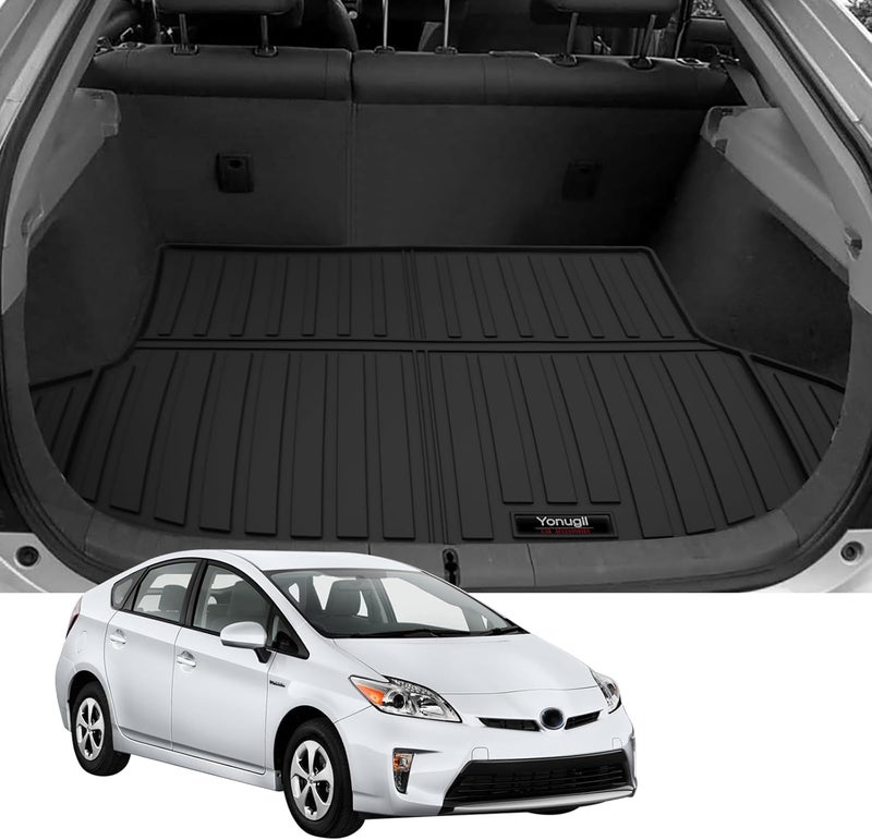 Yonugli Custom Cargo Mats Trunk Liner All Weather TPE Protection Mat for 2004-2009 Toyota Prius Hatchback Accessories (for 2004-2009 Toyota Prius Hatchback) - Image 1